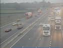 Traffic is delayed due to a broken down van on the M6 near Wigan this morning (Wednesday, November 30)