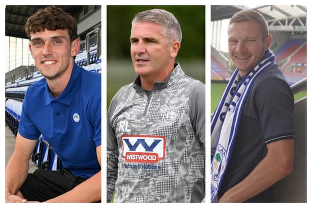 Dara Costelloe (left) and Paul Mullin (right) have added to Ryan Lowe's striking options this summer