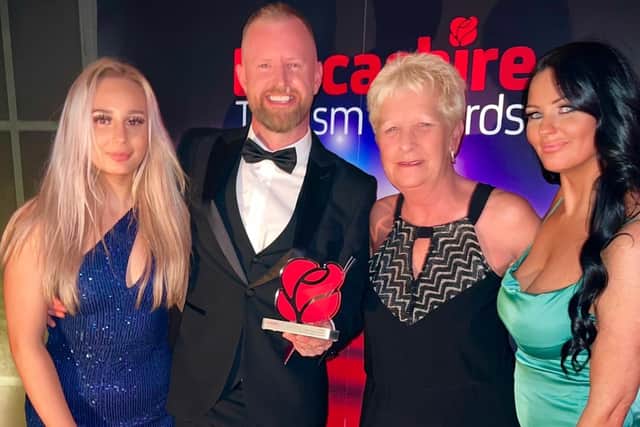Derry Green and his family