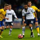 Adam Forshaw in action for Latics at Bolton in the FA Cup in January 2015