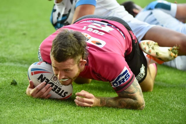 A clever bit of footwork saw Cade Cust claim Wigan's second try of the night.