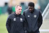 Kolo Toure, with Brendan Rodgers
