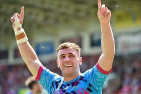 Harry Smith won the official player of the match award for his performance in the Challenge Cup semi-final triumph