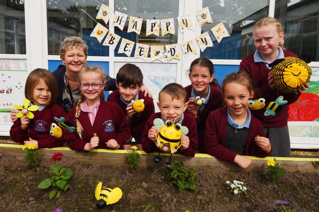 Members of the school Eco Council have been hard at work preparing a bee-friendly garden at RL Hughes Primary School, Ashton-in-Makerfield.