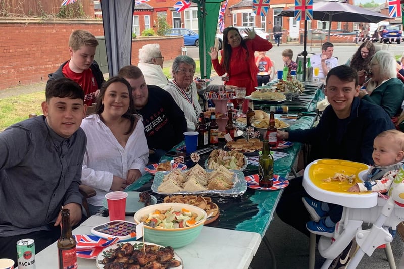 People of all ages came together for a party on Gidlow Avenue