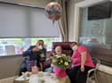 Dorothy celebrates her 101st birthday with Coun Chris Ready