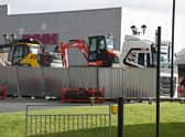 Work under way at Robin Park to create Wigan's new Taco Bell drive-thru