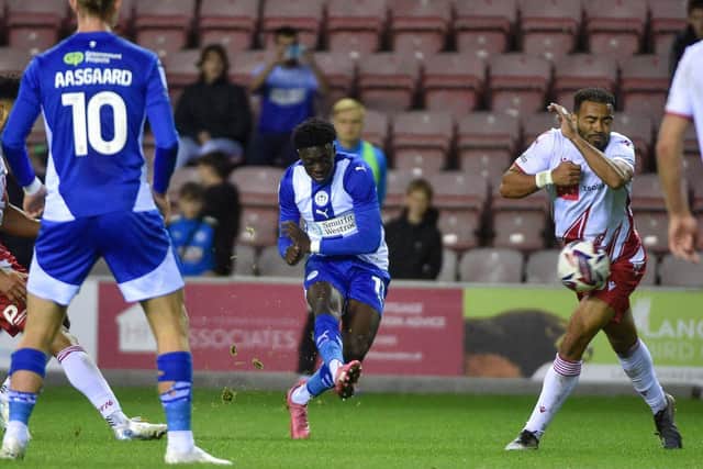 Michael Olakigbe impressed during his cameo off the bench on debut against Stevenage