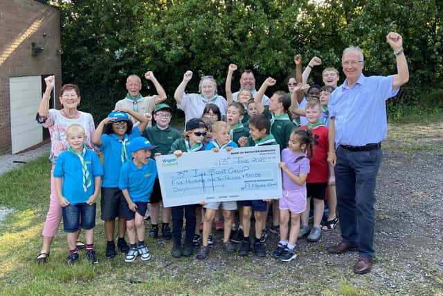 The 3rd Ince Scouts have received funding from Ince councillors David Molyneux and Janice Sharratt