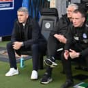 Ryan Lowe (left) was red-carded in stoppage-time against Bolton, leaving Glenn Whelan (right) to step up