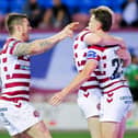 Wigan Warriors take on Leeds Rhinos at the DW Stadium