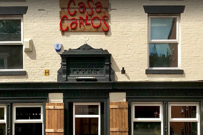 Casa Carlos on Hallgate, Wigan, has a rating of 4.8 out of 5 from 58 Google reviews