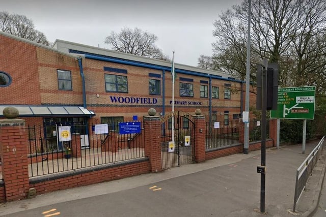 Woodfield Primary School on Wigan Lane was given an outstanding rating during their most recent inspection in November 2014
