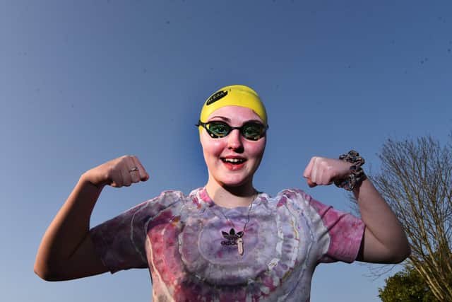 Grace Lackie, 15, from Appley Bridge, is preparing to swim the channel as part of a relay team, raising funds for The Alexa Trust, a charity supporting  parents with babies in neonatal.