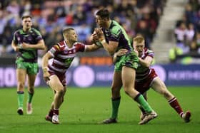 Zach Eckersley made his Wigan Warriors home debut from the interchange bench against Castleford