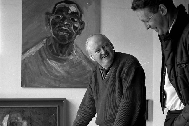 RETRO 1969 -  Wigan artist Theodore  Major, the husband of fellow artist Kathleen Major.