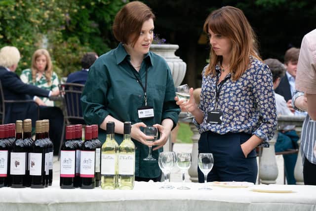 Georgie Henley and Ophelia Lovibond starred in Channel 4's Partygate (Picture: Jack Barnes/Channel 4)