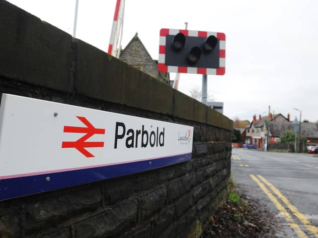 Parbold railway station