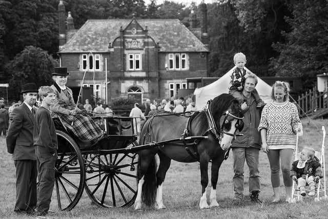 A family day out at Haigh, Aspull and Blackrod Agricultural Society Show on Sunday 16th of August 1992.
