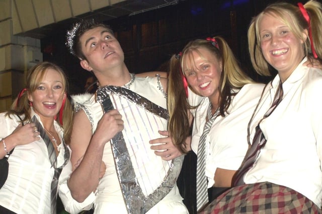 Revellers in King Street for the traditional Boxing Day fancy dress night in 2003.