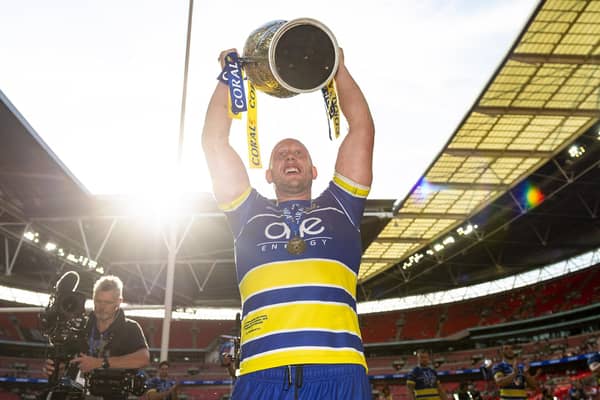 Chris Hill won the Challenge Cup twice during his time with Warrington