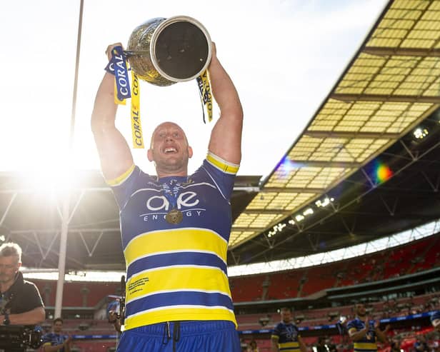 Chris Hill won the Challenge Cup twice during his time with Warrington