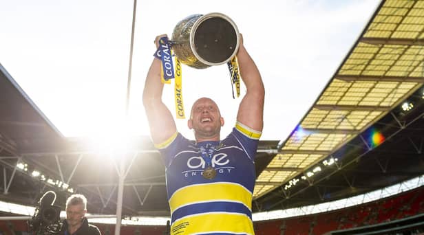 Chris Hill won the Challenge Cup twice during his time with Warrington