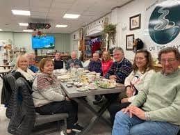 HWWL Volunteers enjoying their FREE celebratory meal!