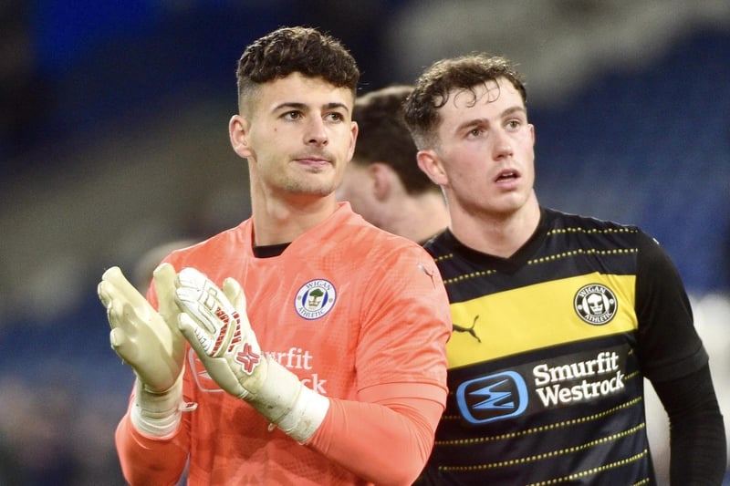 Solid display, couple of excellent saves. good handling and distribution, no chance with the goal