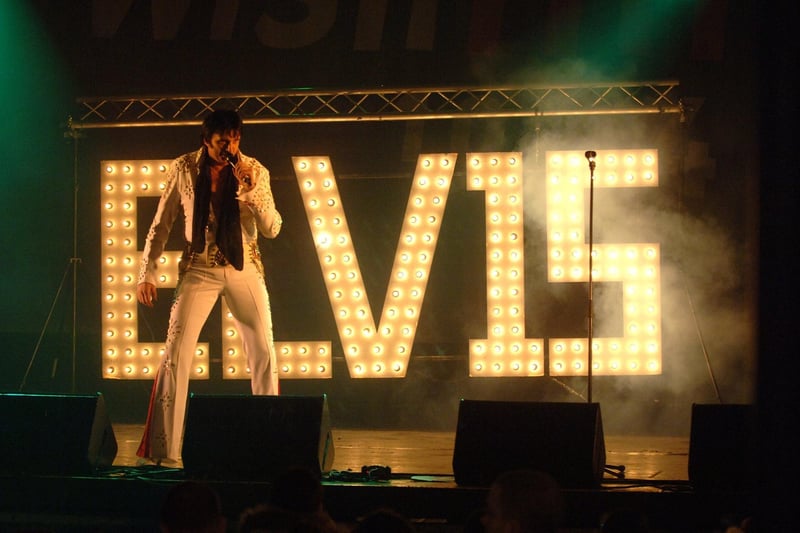 Elvis Presley on stage in 2006