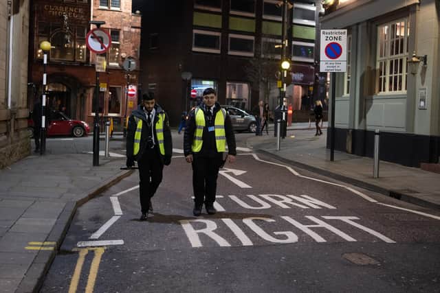 Safety wardens around Wigan town centre
