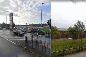 The Loom retail park in Leigh town centre compared between 2009 and 2020