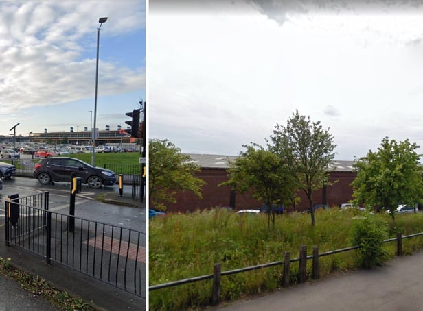 The Loom retail park in Leigh town centre compared between 2009 and 2020