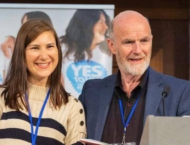 Melanie at the 20th Anniversary celebration of Yes To Life, and the official launch of her Cancer care leaflet