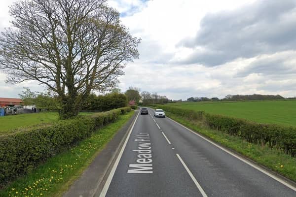 Two cars collided on Meadow Pit Lane, Haigh on Friday morning