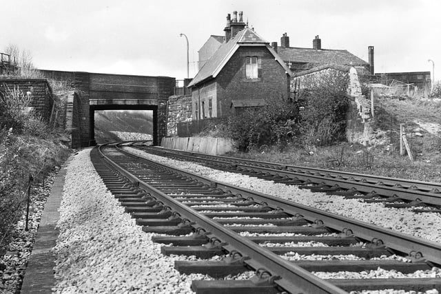 Whelley Station in April 1967 when it was still in use as a goods station.