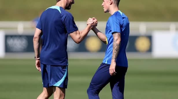 Alfie Devine is welcomed to full England training on Tuesday by national head coach Gareth Southgate