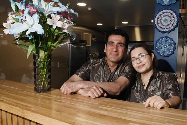 Farhad and Leila have been serving takeaways in Standish for 20 years but for the first time are now focusing on food from their Iranian homeland