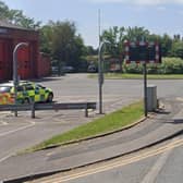 The collision took place only about 100 yards from Leigh fire station on St Helens Road