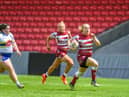 Wigan Warriors Women were involved in the Nines tournament at the Salford Stadium
