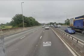 The crash took place just north of junction 27 of the M6 on the northbound carriageway