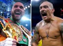 Tyson Fury (left) and Oleksandr Usyk are set for a mega-money heavyweight unification showdown