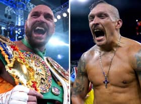 Tyson Fury (left) and Oleksandr Usyk are set for a mega-money heavyweight unification showdown
