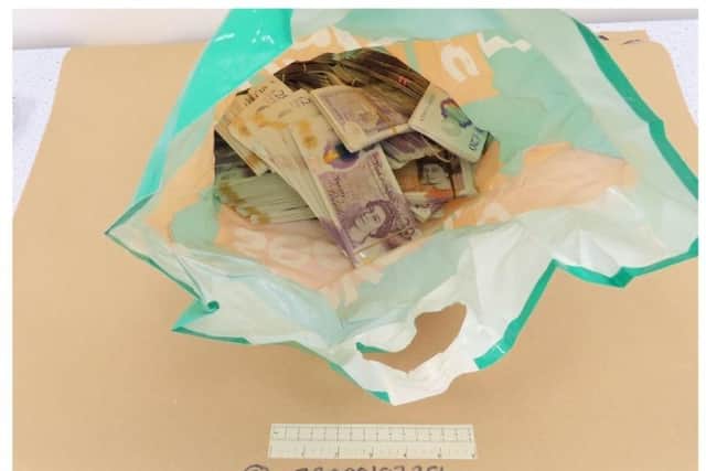 £30,000 cash seized by the police