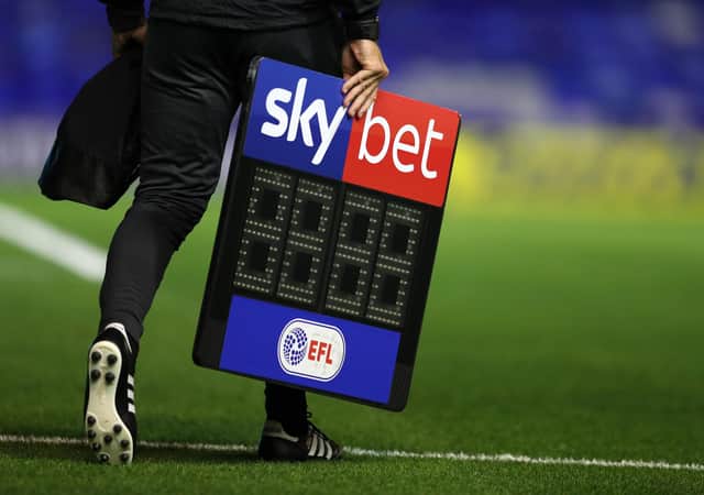 The EFL are to increase the number of substitutions permitted next season