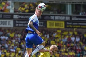 Jason Kerr in action against Norwich