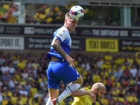 Jason Kerr in action against Norwich
