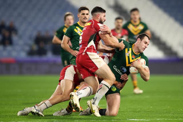 Abbas Miski was involved in Lebanon's defeat to Australia (Photo by Jan Kruger/Getty Images for RLWC)