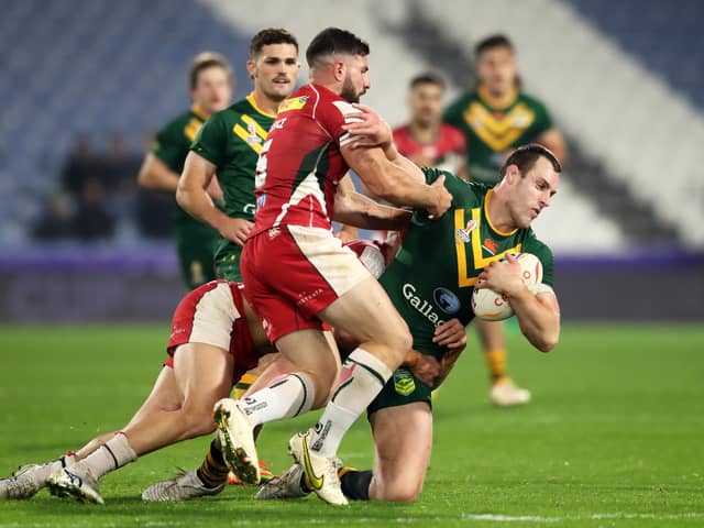 Abbas Miski was involved in Lebanon's defeat to Australia (Photo by Jan Kruger/Getty Images for RLWC)