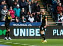 Will Keane celebrates his opening goal, off James McClean's corner